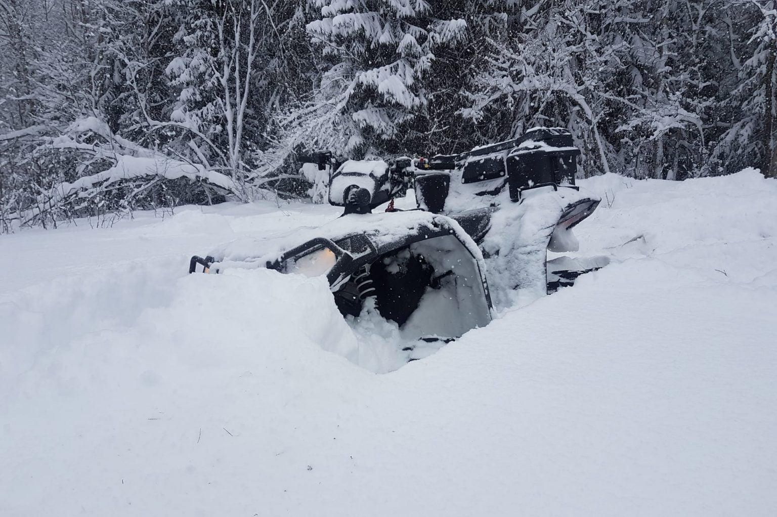 Best Size ATV for Plowing Snow (Weight and Hp)