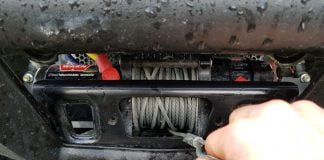 untangle winch cable that is stuck or jammed