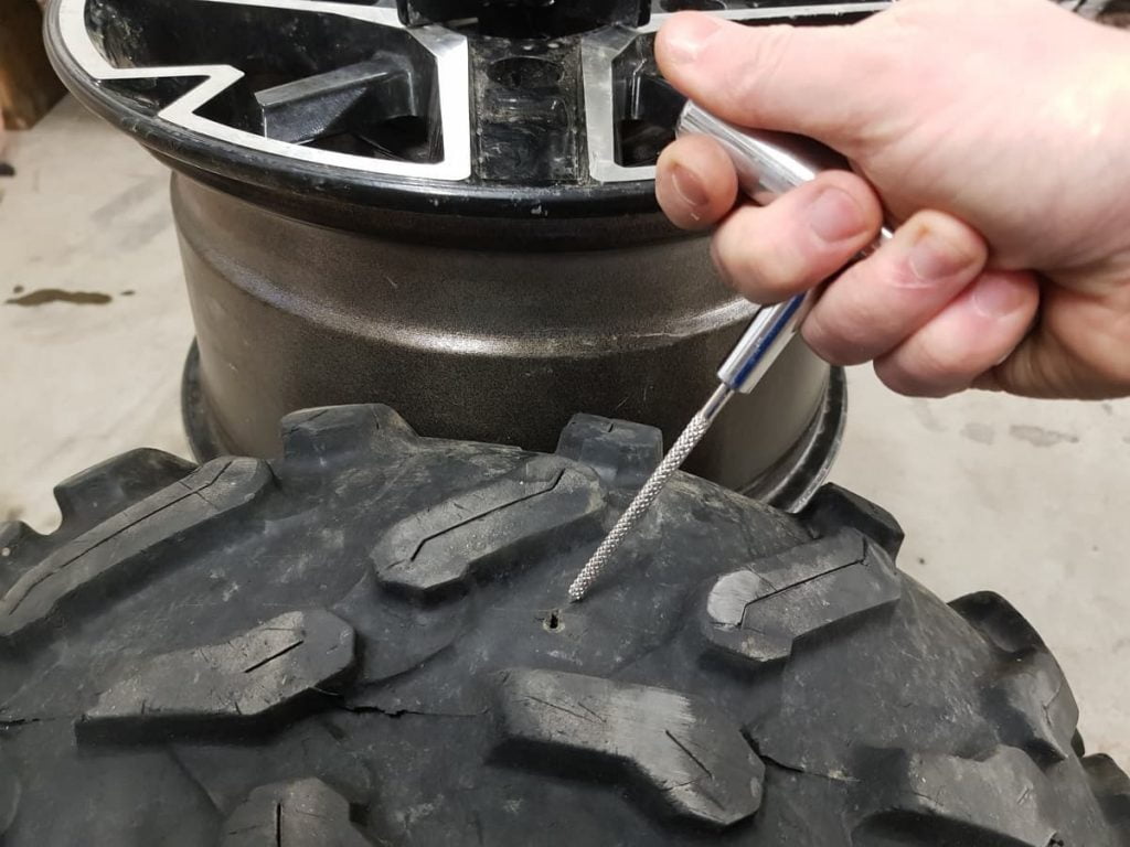 tire plug rasp ATV