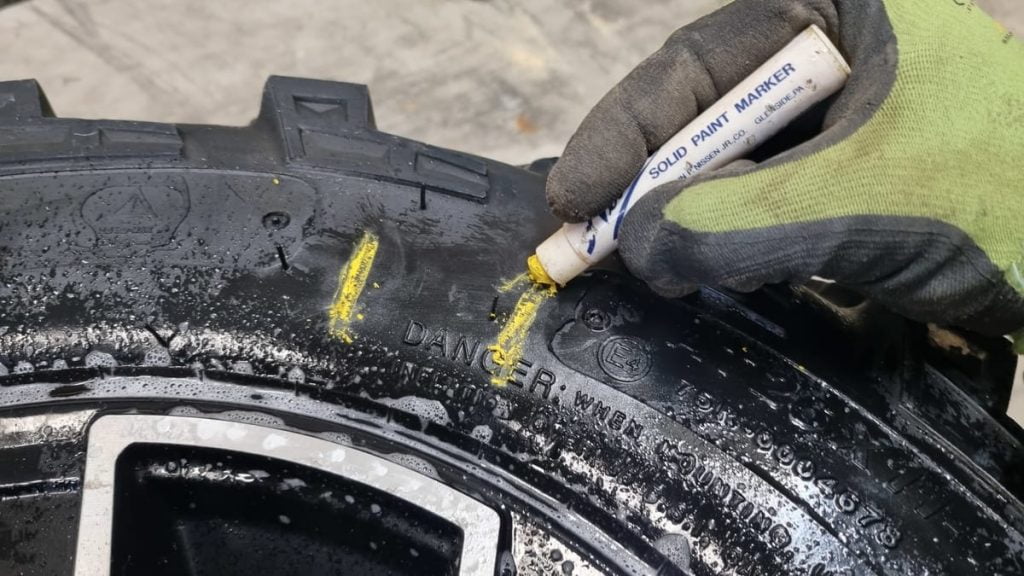 tire marker